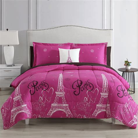 paris comforter set queen|paris bedroom comforter set.